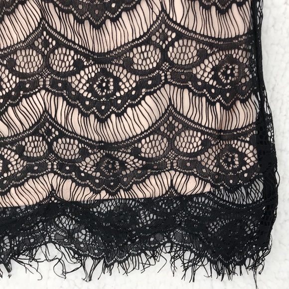 β¨HPβ¨ Nasty Gal Lace Fringe Sleeveless Shift Dress - Picture 3 of 8